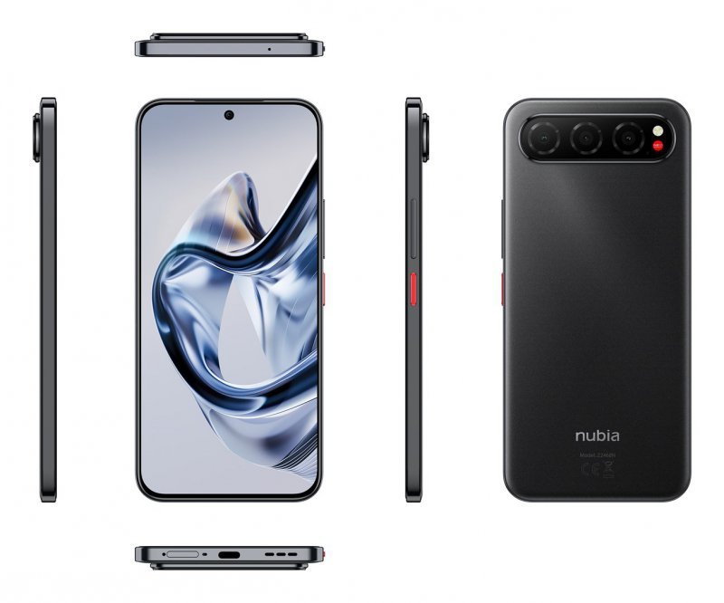 Nubia Z2468N 17,2 cm (6.78") Dual SIM Android 15 5G USB Type-C 20 GB 256 GB 5000 mAh Czarny