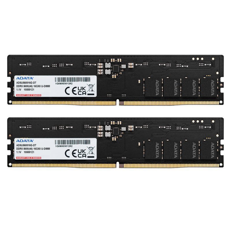 ADATA DDR5 5600 U-DIMM moduł pamięci 32 GB 2 x 16 GB 288-pin DIMM Korekcja ECC