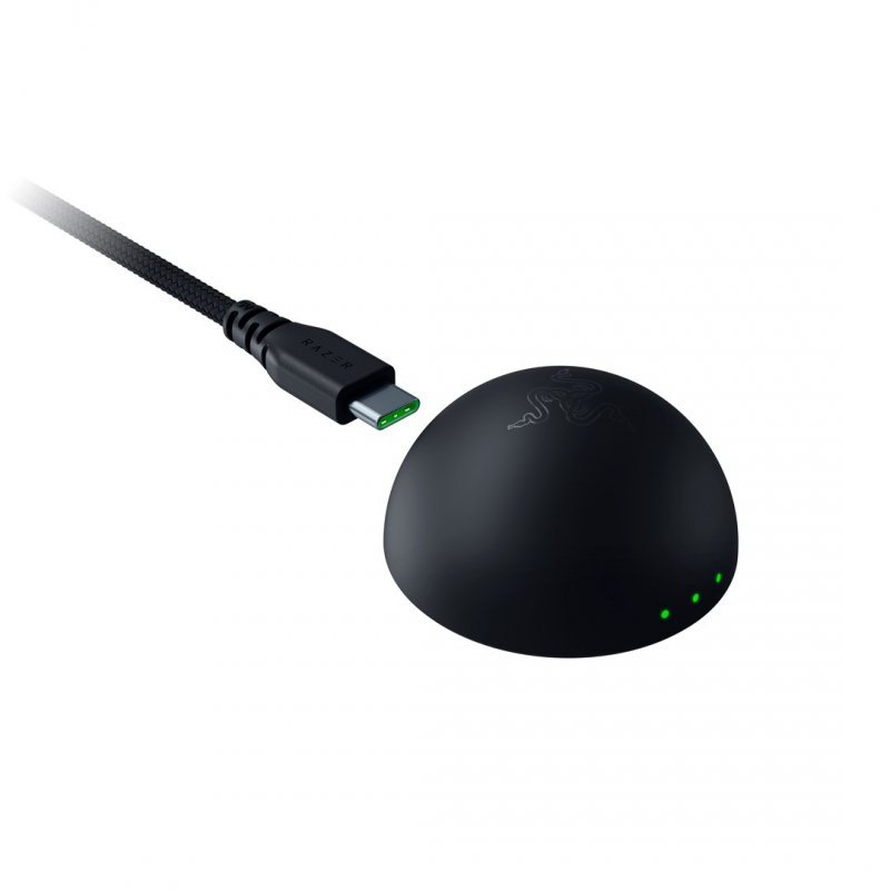 Razer DeathAdder V4 Pro myszka Gaming Po prawej stronie RF Wireless + USB Type-A Optyczny 45000 DPI