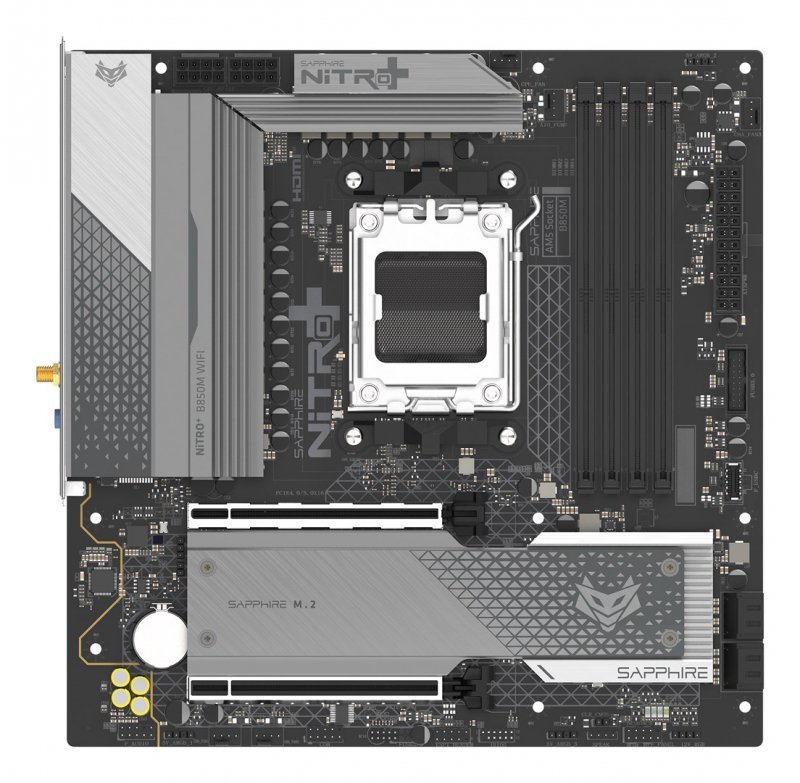 Sapphire NITRO+ B850M WIFI AMD B850 Gniazdo AM5 micro ATX