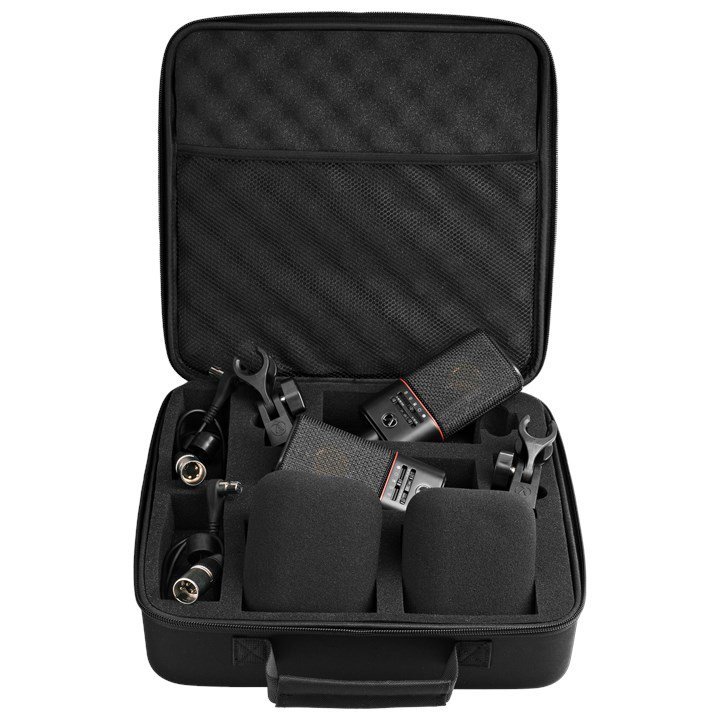 Austrian Audio OC818 Dual Set Go Black - Zestaw dwóch wielkomembranowych mikrofonów pojemnościowych