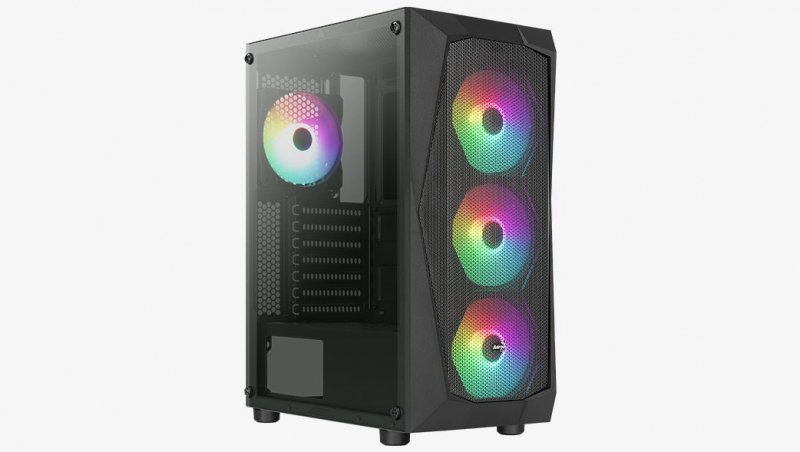 OBUDOWA AEROCOOL PGS FALCON-A-BK-V1 FRGB (WYPRZEDAŻ)
