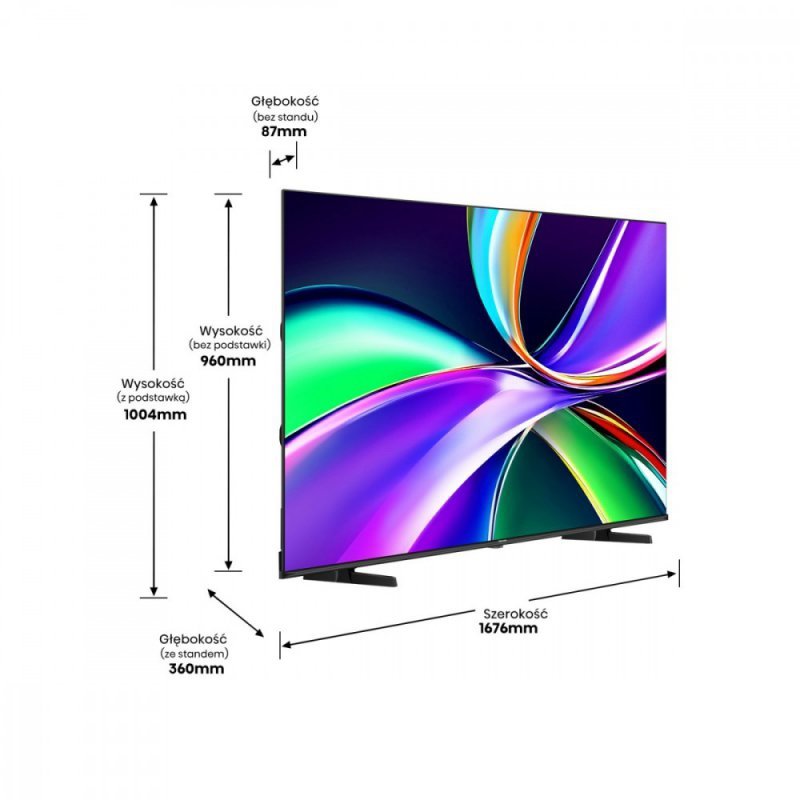 Hisense Telewizor QLED 75 cali 75E7Q