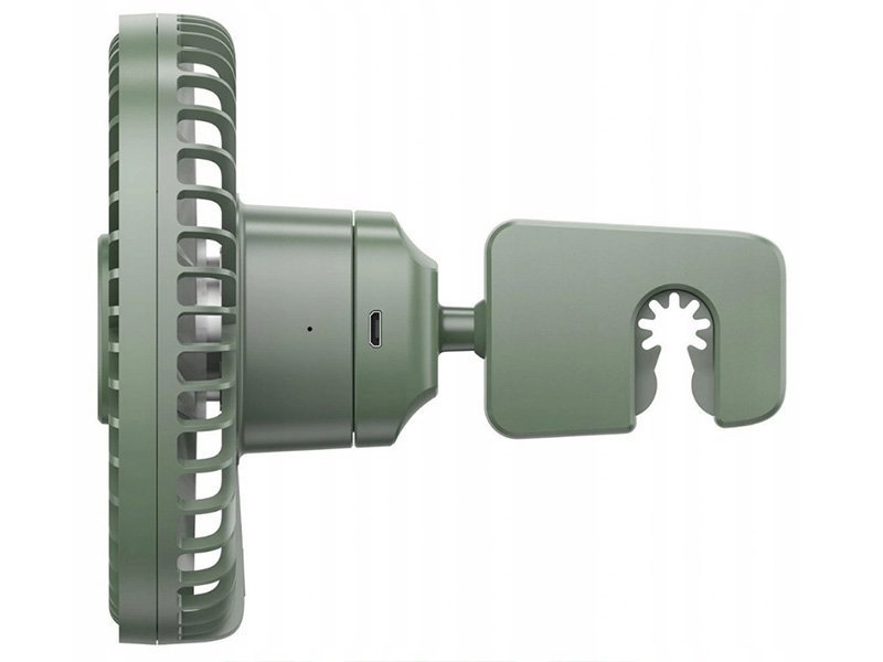 BASEUS Samochodowy wentylator / wiatrak  Natural Wind na zagłówek, magnetyczny (CXZR-06) Green