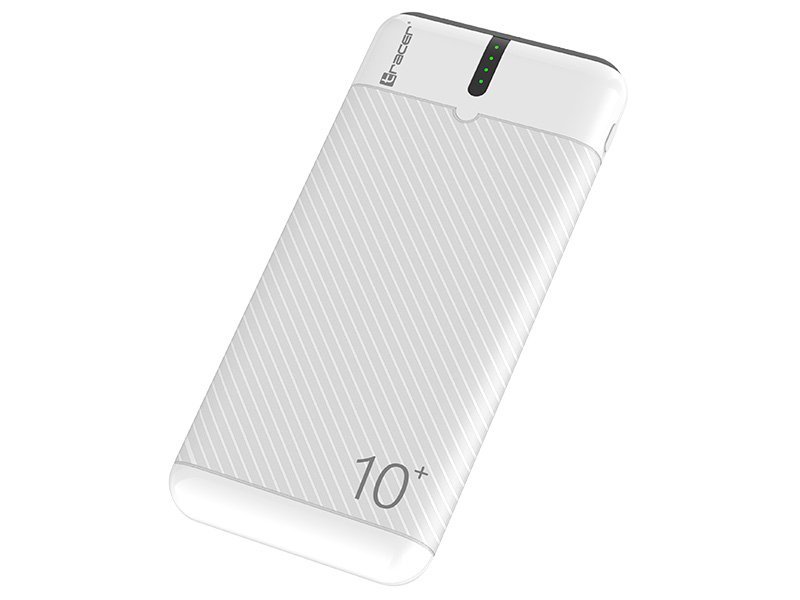 Power bank TRACER EnerGo 10000mAh white/black