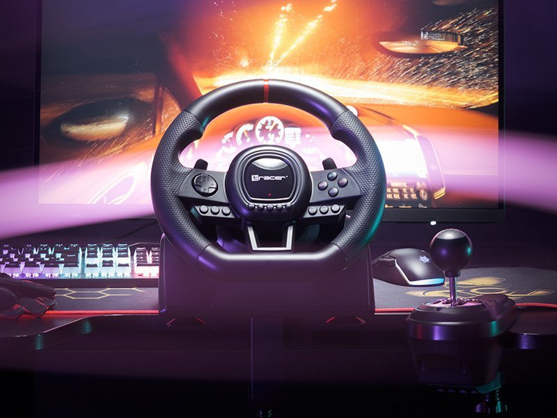 Kierownica TRACER SimRacer MANUAL GEARBOX 6 in 1 (PC/PS4/PS3/Xone/X360/SWITCH)