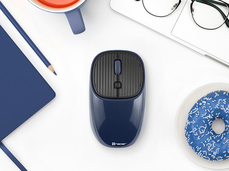Mysz  TRACER WAVE RF 2,4 Ghz (Akumulator) NAVY
