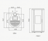 Piecyk na pellet Sound UP 5 kW - Cadel