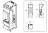 Piec na pellet Evoca NES EVO 10 kW hermetyczny