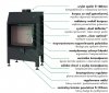 Wkład kominkowy Heatro 55LH