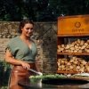 OFYR Fartuch Skórzany Czarny