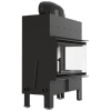 Kominek powietrzny stalowy FLOKI L prawy 12 kW Ø 200