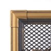 Kratka kominkowa wentylacyjna RETRO 16x32cm z żaluzją złota patyna