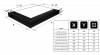 Kratka kominkowa LUFT SF narożny lewy kremowy 80x40x9