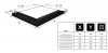 Kratka kominkowa LUFT SF narożny lewy grafitowy 60x40x6