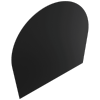 Podstawa stalowa pod piec Wzór 3 100x100 cm czarna