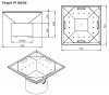 Palenisko ogrodowe Artiss P1 BASIC corten