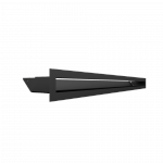 KRATKA kominkowa LUFT czarny 6x80