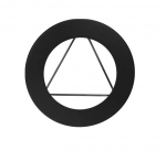 Rozeta czarna ze sprężynami