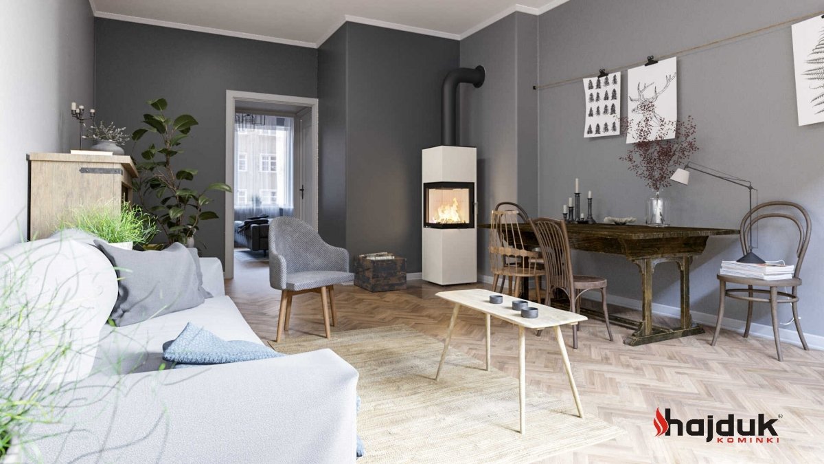 Piec wolnostojący PIXEL XL - HAJDUK - Piece stalowe wolnostojące