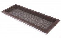 Kratka kominkowa 16x45cm brąz brokatowy 