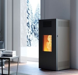 Piec na pellet Noir MW 14/18/24 kW z płaszczem wodnym