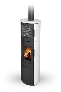 Piec wolnostojący ROMOTOP LUGO N 01 BF - ceramika