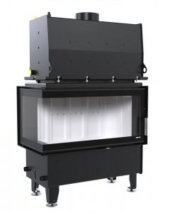 Wkład kominkowy z płaszczem wodnym DEFRO Riva ME BL 19 kW