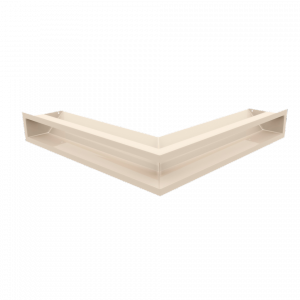 KRATKA kominkowa LUFT SF narożny kremowy 56x56x9