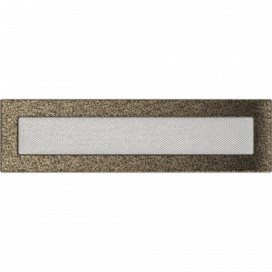 KRATKA kominkowa 11x42 czarno-złota