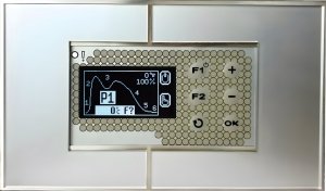 Sterownik kominka RT-08 OM Grafik Grey