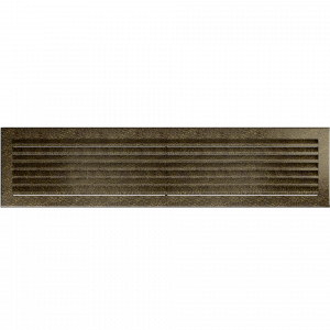 KRATKA kominkowa FRESH czarno-złota 17x70
