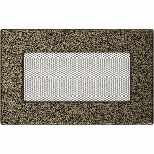 KRATKA kominkowa 11x17 czarno-złota