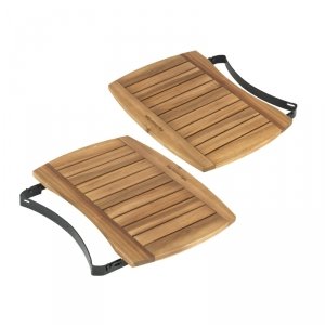 Stoliki boczne EGG z drewna akacjowego / Acacia Wood EGG Mates