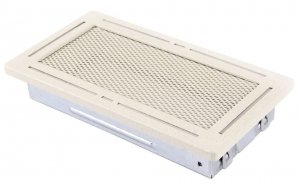 Kratka kominkowa wentylacyjna TREND 10x20cm krem brokatowy