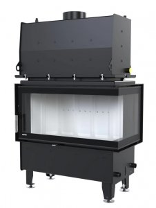 Wkład kominkowy z płaszczem wodnym DEFRO Riva ME BP 19 kW