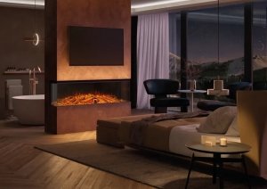 Kominek elektryczny LUMEN 1600 panoramiczny