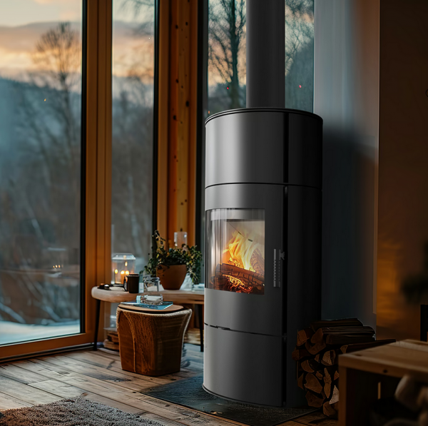 Piec stalowy koza ROLLO Wysoki fi 150 7 kW