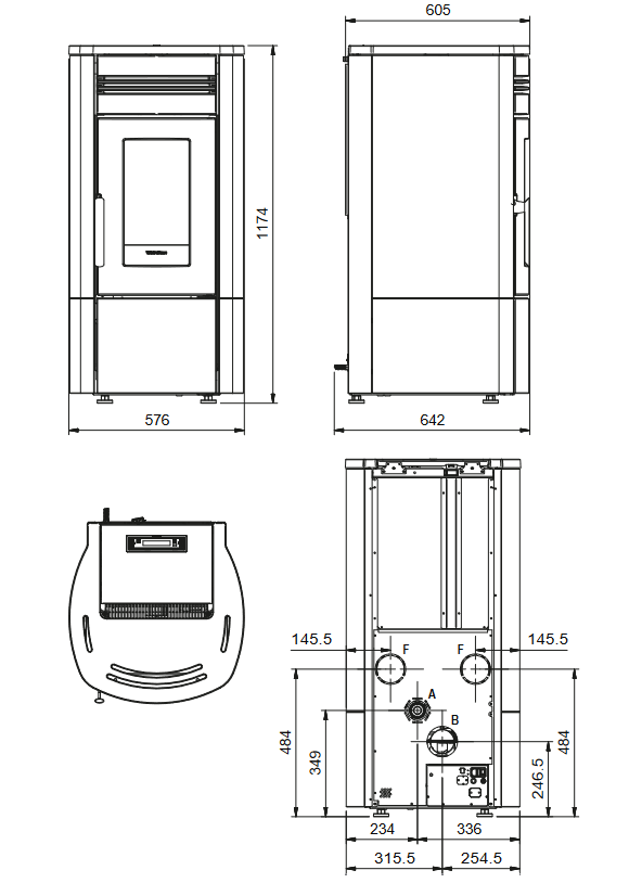 Piec na pellet La Nordica Extraflame NORIS PLUS