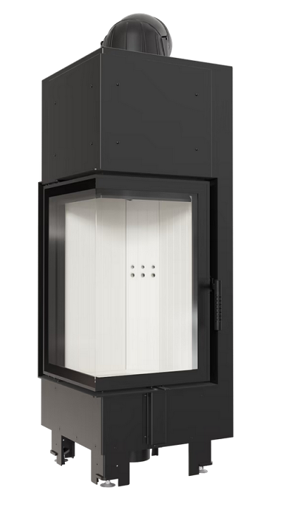 Kominek powietrzny stalowy MBN lewy BS 10 kW