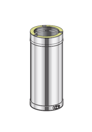Element prosty 500mm DUALINOX