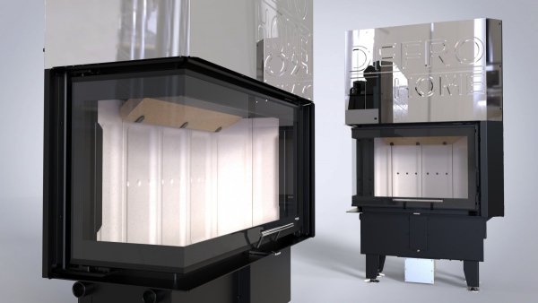 Wkład kominkowy DEFRO Intra SM BL Slim G 6 kW