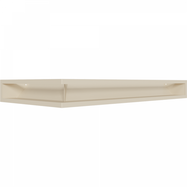 Kratka kominkowa LUFT narożny prawy kremowy 40x80x9