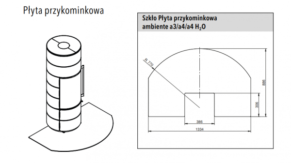 Piec wolnostojący Ambiente a3