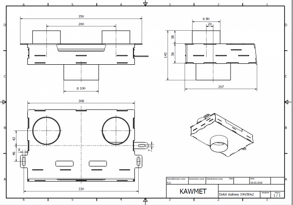 KAWMET Dolot powietrza W17 (12/16 kW) EKO