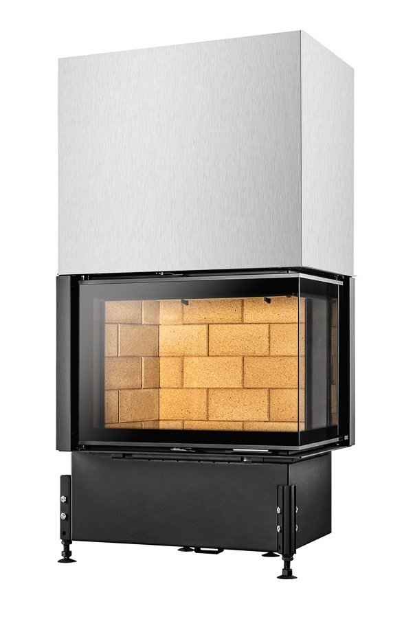 Wkład kominkowy Kobok Midi Corner VD 600 prawa szyba