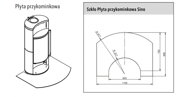 Piec wolnostojący Sino L