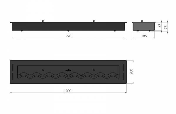 Palnik Black Burner 1000