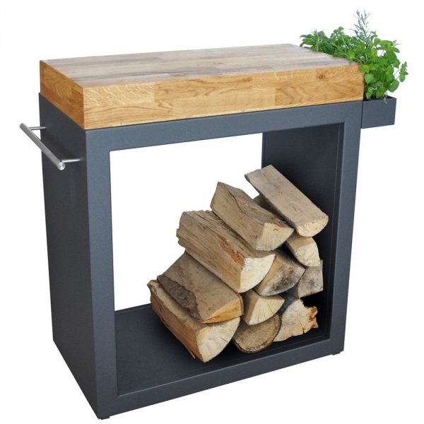Stolik Artiss duży 80x45x91cm grafit