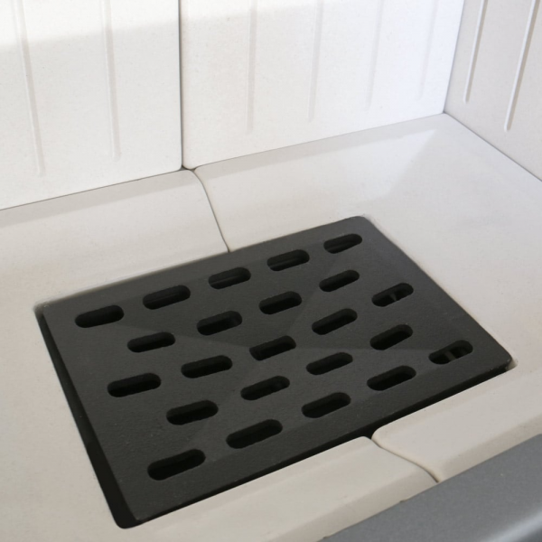 KOMINEK POWIETRZNY NBC/EASY BOX 7 kW Ø 160 W ZABUDOWIE MODUŁOWEJ BLACK